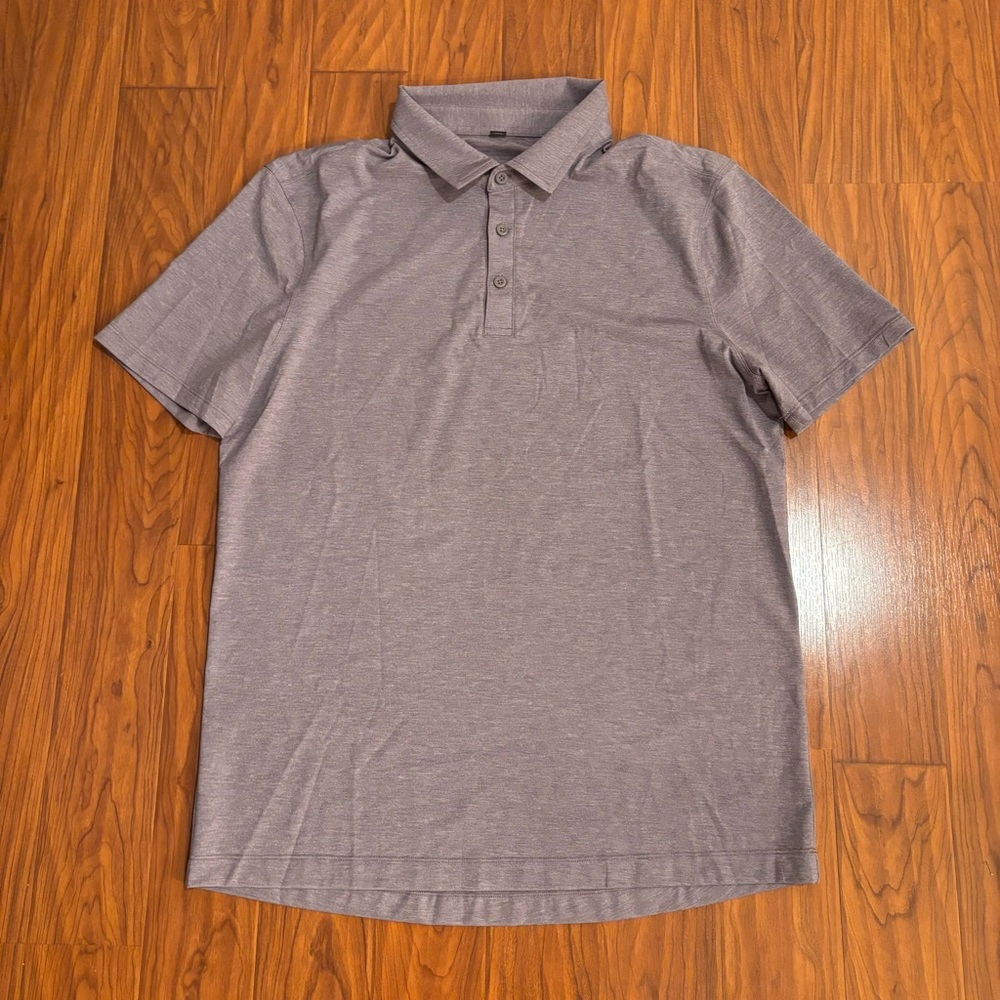 lululemon athletica Gray Polo Shirt